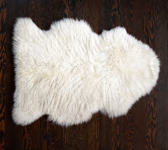 Pottery Barn SHEEPSKIN RUG pottery barn rugs sale