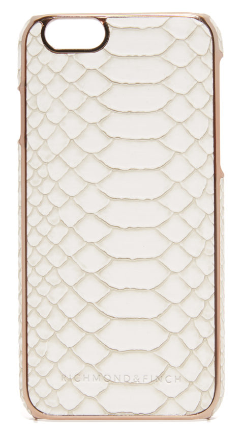 Richmond & Finch Framed Rose iPhone 6 / 6s Case White Reptile Rose Gold Shopbop surprise sale