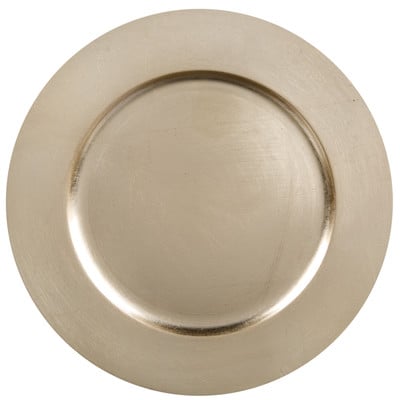 Round Melamine Charger Plate by Home Essentials and Beyond Gold dinner party charger plates glamorous