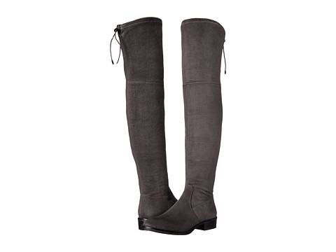 Sam Edelman Paloma Boots Dark Grey Microsuede flat boots