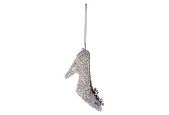 Sherri's Designs Shoe/Brooch Ornament, Silver one kings lane holiday decor sale