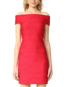 Shoshanna Off Shoulder Dress Ruby off the shoulder dresses holiday party