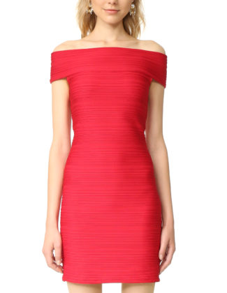 Shoshanna Off Shoulder Dress Ruby off the shoulder dresses holiday party