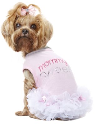 Smoochie Pooch Pink Mommy's Sweetie Ruffle Dress, XXSmall Petco cyber monday sale
