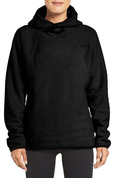 The North Face Hooded Fleece Pullover TnF Black fleece pullovers 