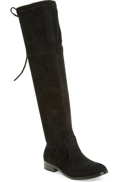 Very Volatile 'Briar' Over the Knee Boot (Women) Black flat boots