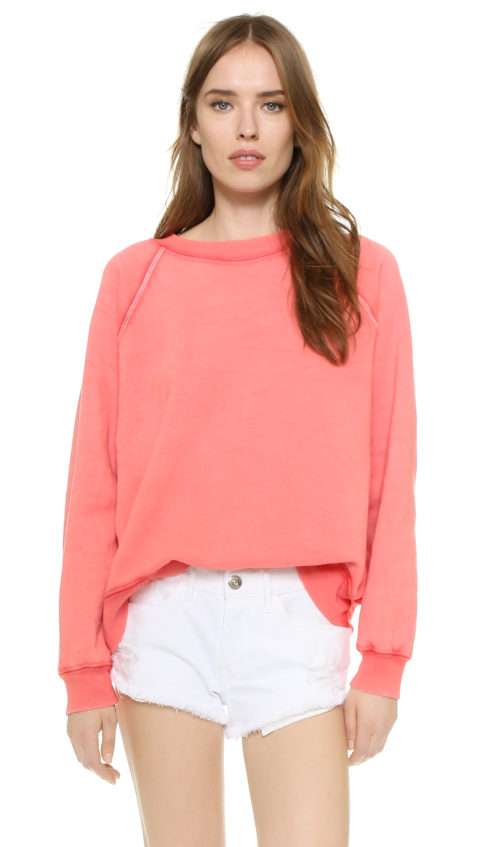 Wildfox Kim's Sweater Underwater Fleece Ariel fleece pullovers winter