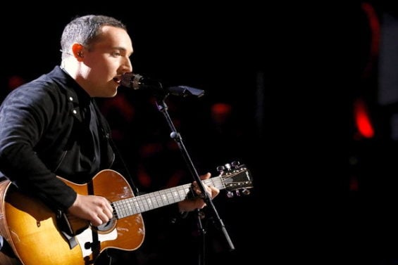  The Voice Season 11 Episode 18 Live Top 12 Eliminations Videos! Aaron Gibson of Team Miley Cyrus hopes for an instant save with his take on Ed Sheeran's "Lego House" on Tuesday, November 15th. Love his raspy voice!