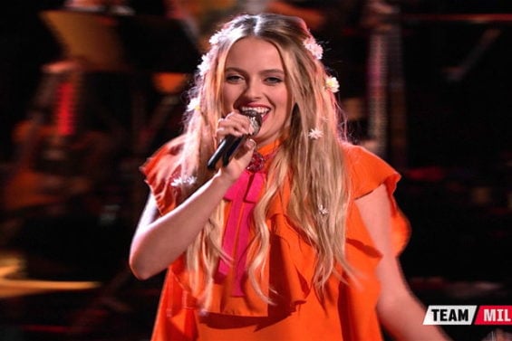  The Voice Season 11 Episode 16 The Live Playoffs Night One Video: See talented teen Darby Walker of Team Miley Cyrus sing Those Were the Days" by Mary Hopkin during the live playoff!