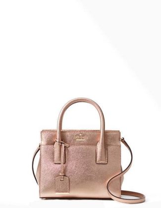 kate spade cameron street mini candace rose gold kate spade 25% off sale