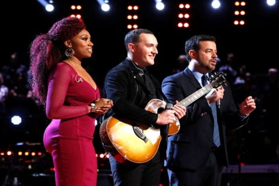  The Voice Season 11 Episode 18. Aaron Gibson of Team Miley and Sa'Rayah of Team Alicia learn which one of them is moving on to the Top 11. 