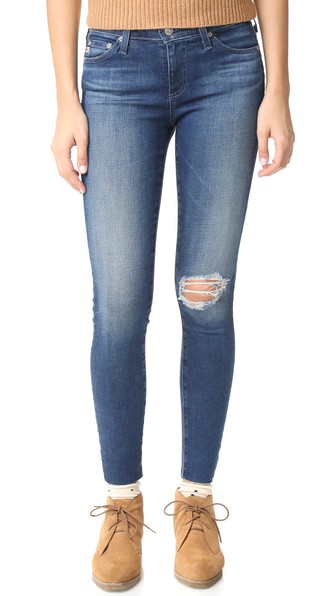 AG The Middi Ankle Jeans 5 Years Rainfall Shopbop 75% off sale 