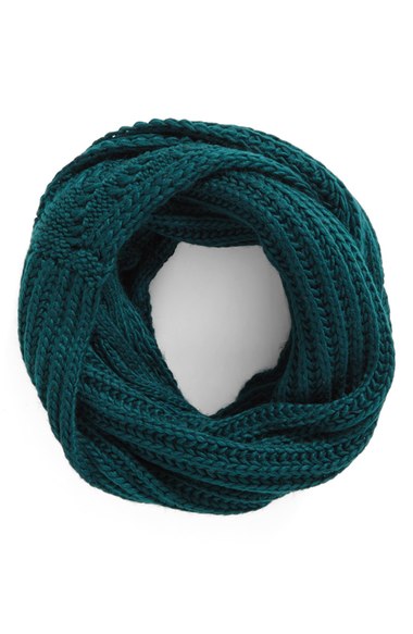 BP. Cable Knit Infinity Scarf (Special Purchase) Green Nordstrom half yearly sale