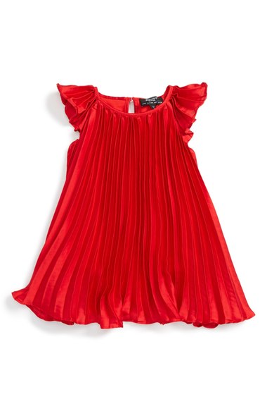 Bardot Junior Flutter Dress (Baby Girls) Red christmas dresses for baby girls