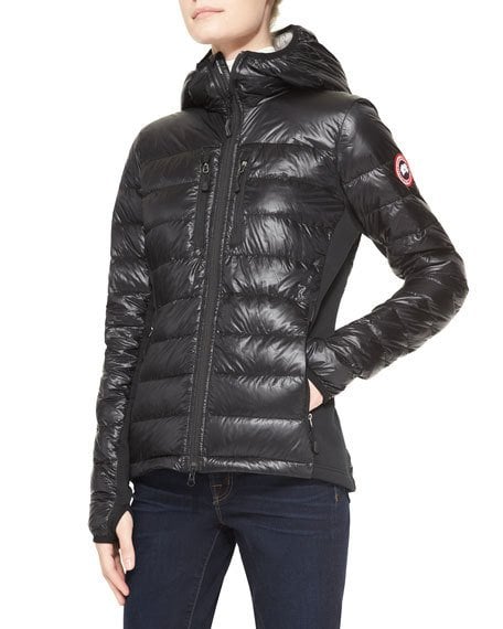 Canada Goose Hybridge® Lite Hooded Coat Black Slate