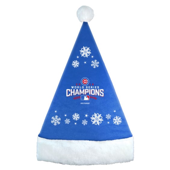 Chicago Cubs 2016 World Series Champions Snowflake Hat