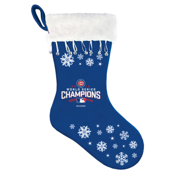 Chicago Cubs 2016 World Series Champions Snowflake Stocking