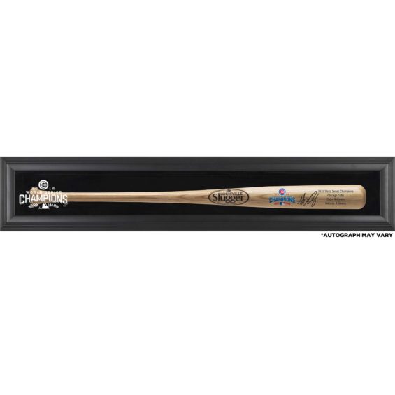 Fanatics Authentic Anthony Rizzo Chicago Cubs 2016 MLB World Series Champions Black Framed Autographed Louisville Slugger Blonde Champions Bat