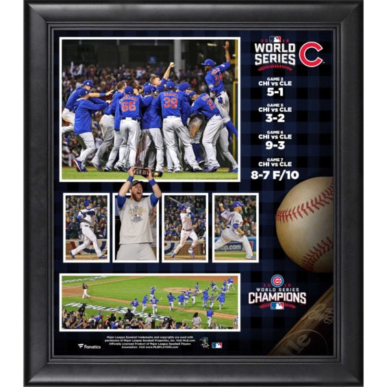 Fanatics Authentic Chicago Cubs 2016 MLB World Series Champions Framed 15" x 17" Collage