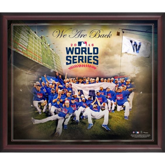 Fanatics Authentic Chicago Cubs Framed 2016 MLB National League Champions 20" x 24" World Series Bound Collage