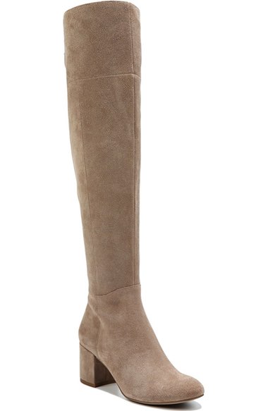 Franco Sarto Kerri Over the Knee Boot (Women) Mushroom Suede Nordstrom half yearly sale