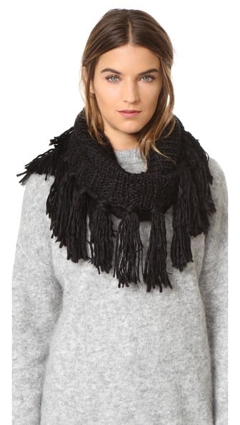 Hat Attack Knit Loop Scarf Black Shopbop after christmas sale