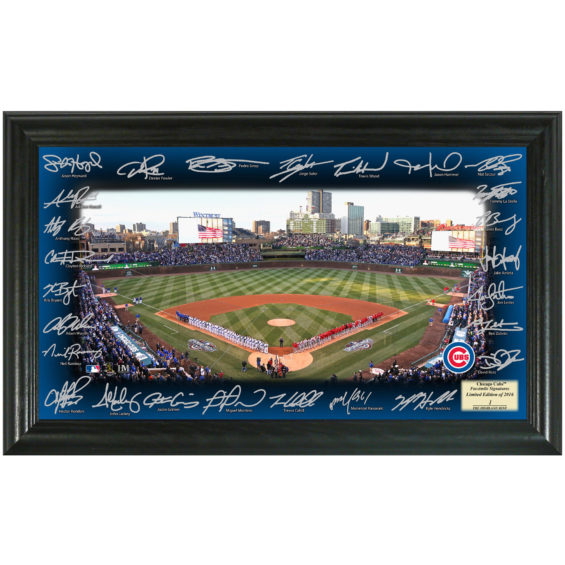 Highland Mint Chicago Cubs 12" x 20" Panoramic Field Signature Photo