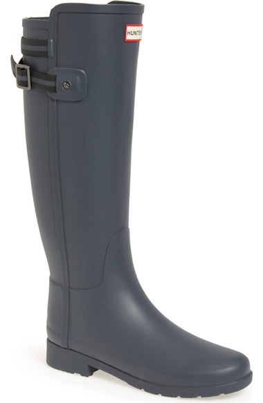 Hunter 'Original Refined' Rain Boot (Women) Dark Slate Nordstrom half yearly sale