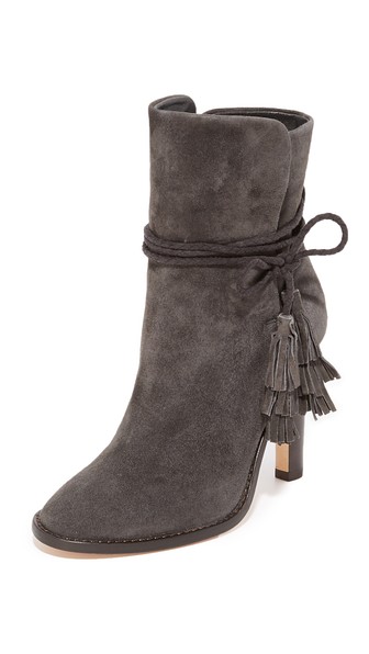 Joie Chap Tassel Booties  Graphite Shopbop after christmas sale