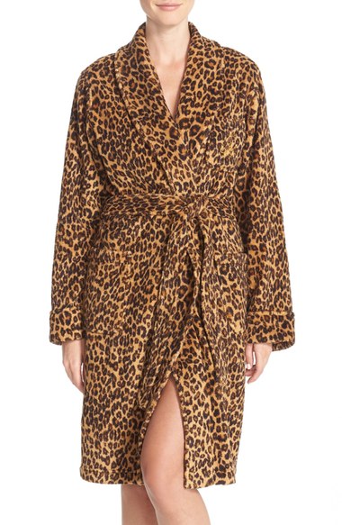 Lauren Ralph Lauren Print Terry Robe Keene Leopard Print nordstrom half yearly sale