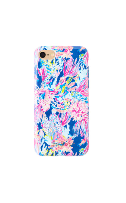 Lilly Pulitzer IPHONE 7 CLASSIC COVER - SUNKEN TREASURE Indigo Sunken Treasure Tech iphone 7 cases 