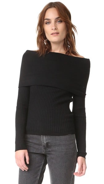  Line & Dot Lea Off Shoulder Top Black Shopbop after christmas sale