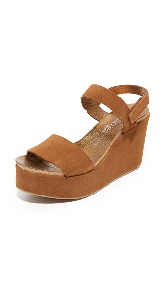 Pedro Garcia Dulce Platform Wedges Tobacco Shopbop after christmas sale