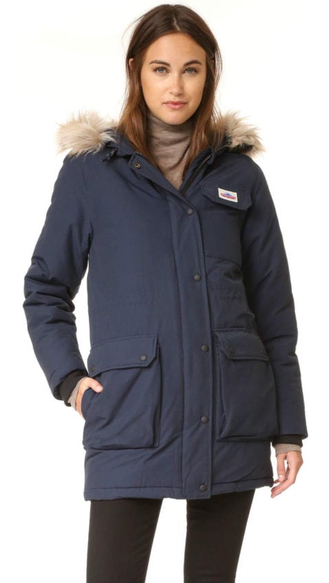 Penfield Lexington Hooded Mountain Parka Navy Blue