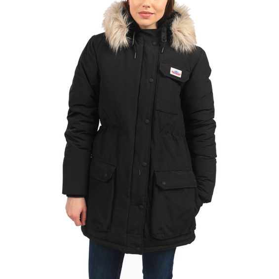 Penfield Lexington Insulated Parka - Women's Black faux fur parkas winter