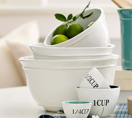 Pottery Barn CAMBRIA MIXING BOWL, SET OF 3 pottery barn buy more save more sale