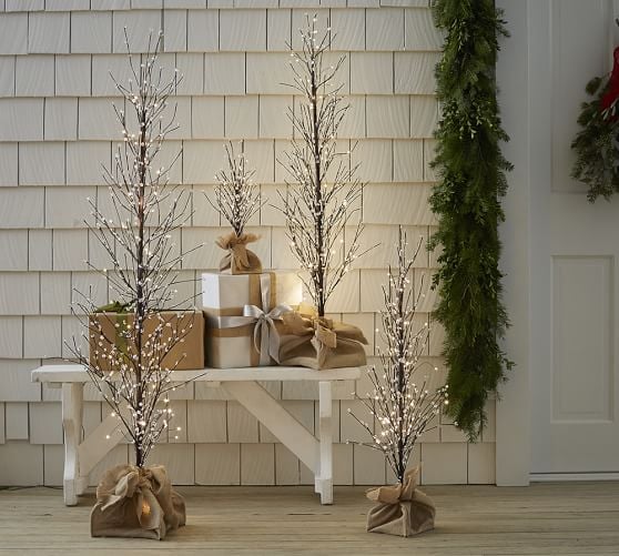 Pottery Barn FAUX LIT BERRY TREE pottery barn premier event