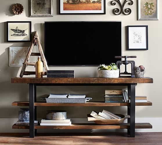 Pottery Barn GRIFFIN RECLAIMED WOOD MEDIA CONSOLE pottery barn premier event