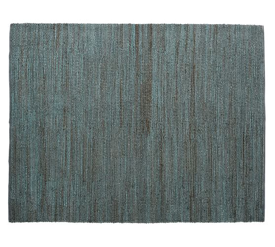 Pottery Barn HEATHER CHENILLE JUTE RUG - INDIGO pottery barn buy more save more sale