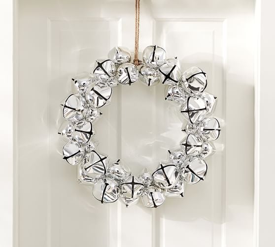 Pottery Barn JINGLE BELL WREATH pottery barn premier event