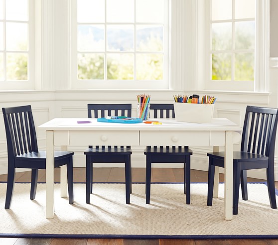 Pottery Barn Kids Carolina Craft Table & 4 Chairs Set pottery barn kids playroom sale