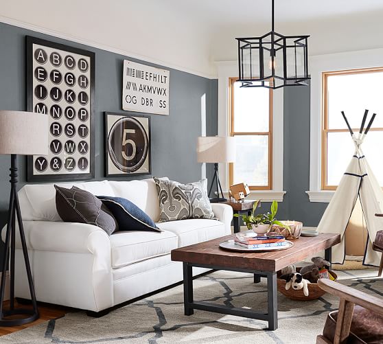 Pottery Barn PETITE PEARCE UPHOLSTERED SOFA COLLECTION pottery barn buy more save more sale
