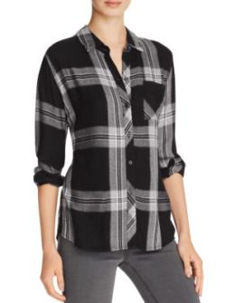 Rails Hunter Plaid Shirt Black Cinder Bloomingdale's friends and family sale