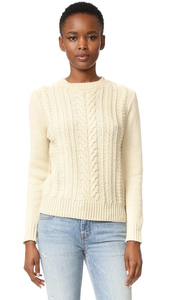 Ryder Milo Cable Knit Cream Shopbop after christmas sale