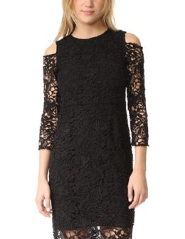 Shoshanna Pia Lace Dress Jet Black Shopbop after christmas sale