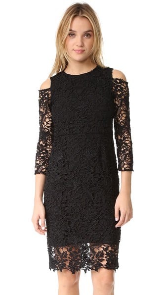 Shoshanna Pia Lace Dress Jet Black Shopbop after christmas sale