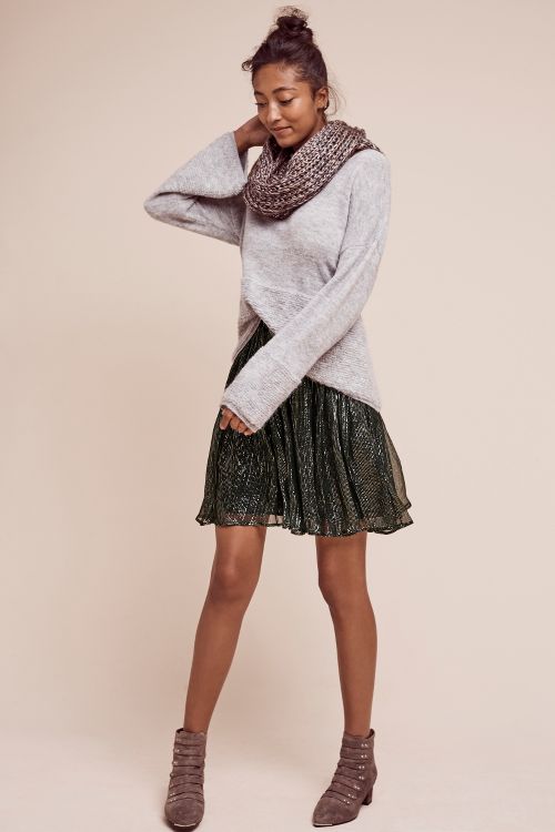 Sita Murt Caster Bell-Sleeve Pullover Grey bell sleeve sweaters