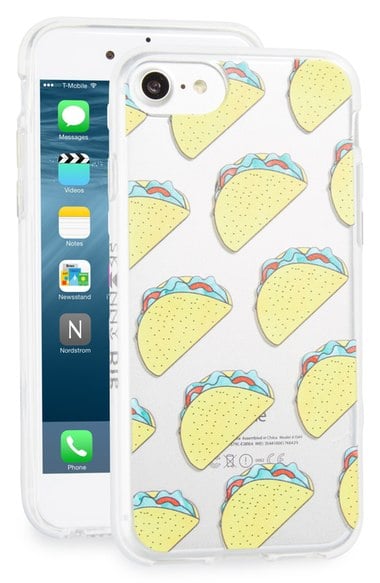 Skinnydip Taco iPhone 7 Case Yellow iphone 7 cases