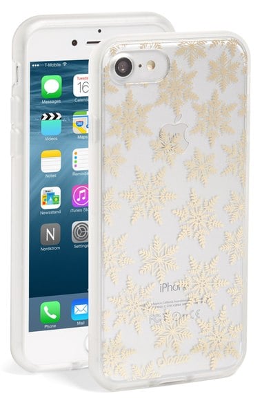 Sonix Snowflakes iPhone Case (7 & 7 Plus) Gold iphone 7 cases 