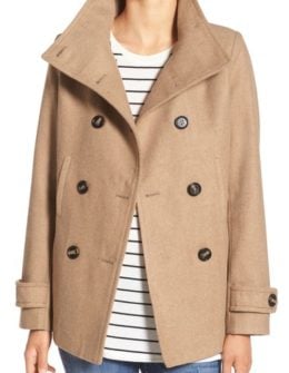 Thread & Supply Double Breasted Peacoat Camel peacoats winter